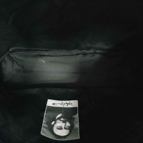 ヨウジヤマモト Yohji Yamamoto SIGNATURE LEATHER MINI TOTE BAG メンズ